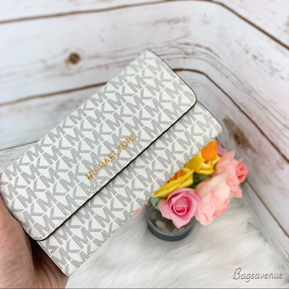 PRICE FIRM michael kors Trifold Wallet vanilla - Picture 3 of 8